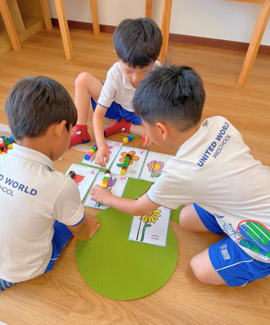 Nursery 2 and Kindergarten 1 children at UWP