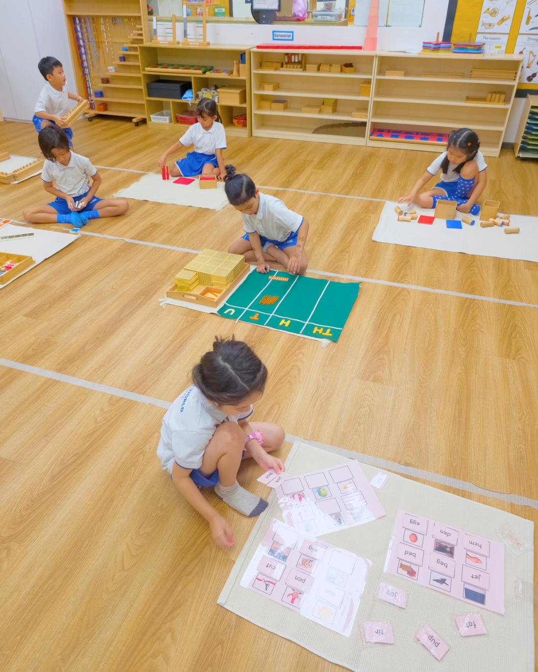 Montessori learning at UWP