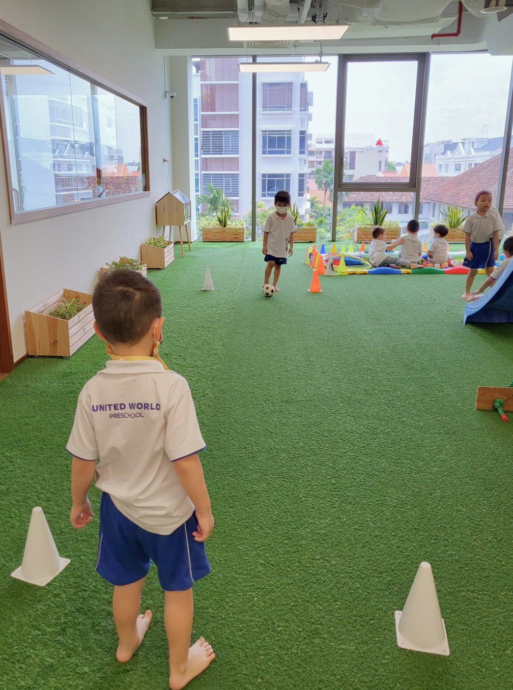 Children playing at UWP